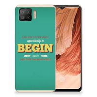 OPPO A73 4G Siliconen hoesje met naam Quote Begin - thumbnail