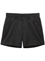 Filippa K short court à boutonnière - Noir