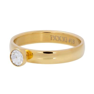 iXXXi Vulring Zirconia 1 Stone Crystal Goud