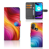 Book Case voor Motorola Moto E20 | E30 | E40 Regenboog - thumbnail