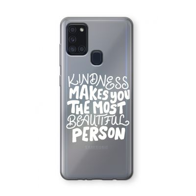 The prettiest: Samsung Galaxy A21s Transparant Hoesje