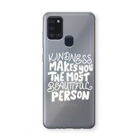 The prettiest: Samsung Galaxy A21s Transparant Hoesje