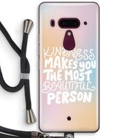 The prettiest: HTC U12+ Transparant Hoesje met koord