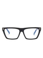 TOM FORD Eyewear lunettes de vue à monture rectangulaire - Noir