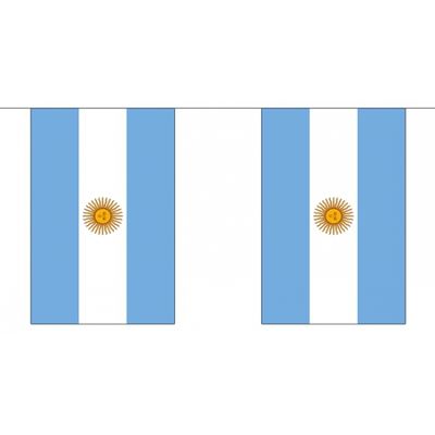 3x Buiten vlaggenlijn Argentinie 3 meter