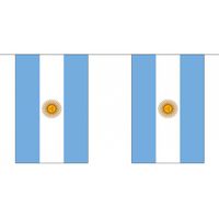 3x Buiten vlaggenlijn Argentinie 3 meter