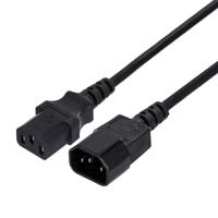 Gembird PC-189-VDE electriciteitssnoer Zwart 1,8 m C14 stekker
