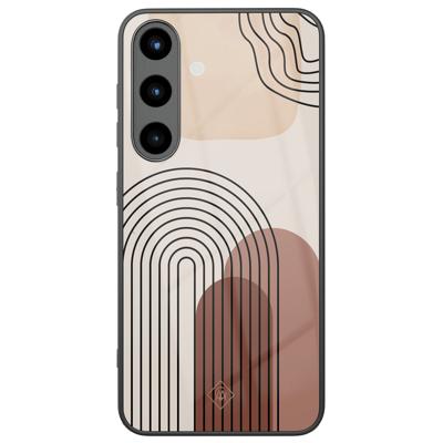 Samsung Galaxy S25 glazen hardcase - Warm curves