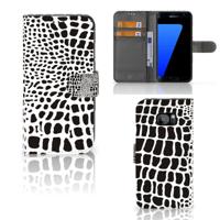 Samsung Galaxy S7 Edge | Telefoonhoesje | Met pasjeshouder | Slangenprint