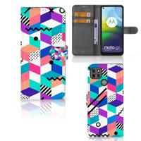 Motorola Moto G9 Power | Book Case | Blokken Kleurrijk