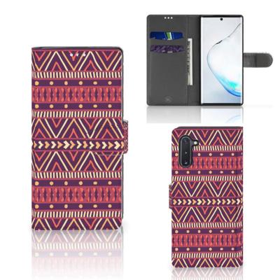 Samsung Galaxy Note 10 | Telefoon Hoesje | Aztec Paars