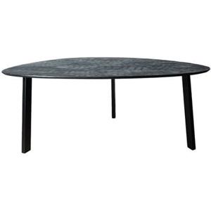 Home67 - Eettafel Tinus Zwart - Kiezelvormig 200 cm