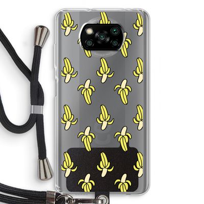 Bananas: Xiaomi Poco X3 Pro Transparant Hoesje met koord