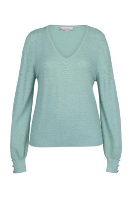 Nika structure pullover - light sage green - 13601