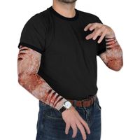 Zombie Halloween verkleedaccessoire mouwen voor volwassenen