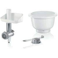 Baking Sensation accessoires - BOSCH - MUZ5BS1 - Gehaktmolen - Rooster 5 mm - Koekjesaccessoire 4 vormen - Kom van 3,9 L