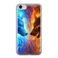 Fire & Ice: iPhone 8 Transparant Hoesje