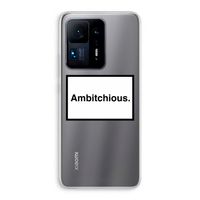 Ambitchious: Xiaomi Mi Mix 4 Transparant Hoesje
