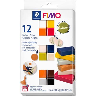 FIMO® soft, pastelkleuren, 12x25 gr/ 1 doos