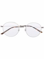 Gucci Eyewear lunettes de vue Oval à monture ronde - Argent - thumbnail