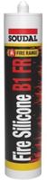 Soudal fire silicone b1 fr | brandwerende siliconenkit | wit | 300 ml - 147413