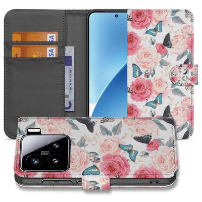 Xiaomi 15 Hoesje Butterfly Roses