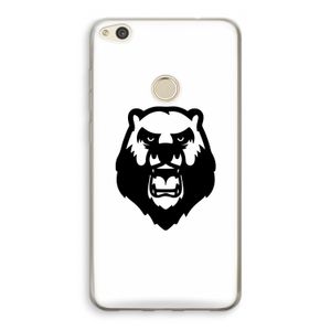 Angry Bear (white): Huawei Ascend P8 Lite (2017) Transparant Hoesje