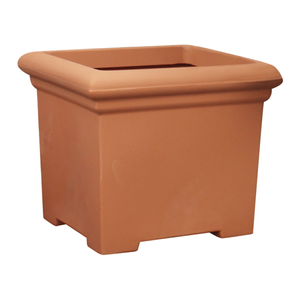 Vierkante 200L terracotta plantenbak - Prestige