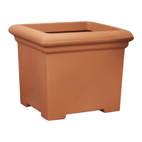 Vierkante 200L terracotta plantenbak - Prestige