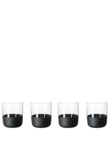 Villeroy & Boch Fabrication verre à whisky Rock (lot de 4) - Noir