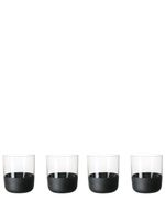 Villeroy & Boch Fabrication verre à whisky Rock (lot de 4) - Noir