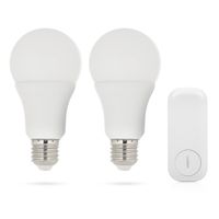 Smartwares SH4-99550 LED bulb schakelset - 2x 7W LED-lampen+ AB - thumbnail