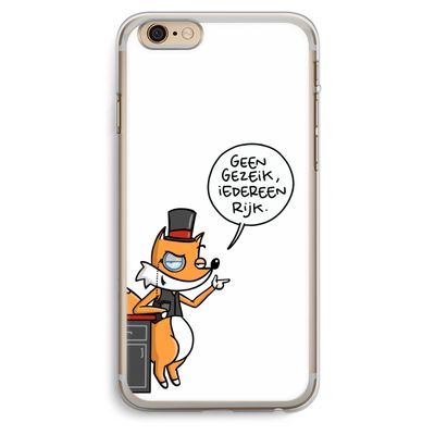 Geen Gezeik: iPhone 6 Plus / 6S Plus Transparant Hoesje