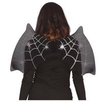 Fiestas Guirca Verkleed vleugels vleermuis - zwart - 60 x 35 cm - volwassenen - Halloween accessoire Fiestas Guirca Verkleed vleugels vleermuis - zwart - 60 x 35 cm - volwassenen - Halloween accessoire