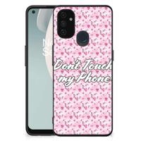 OnePlus Nord N100 | Telefoon Hoesje | Flowers Pink DTMP
