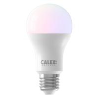 Leen Bakker - Calex Smart LED-standaardlamp - E27 - 9,4W - 806LM - +RGB - Kunststof - Wit - 6.2x6.2x10.9 Cm