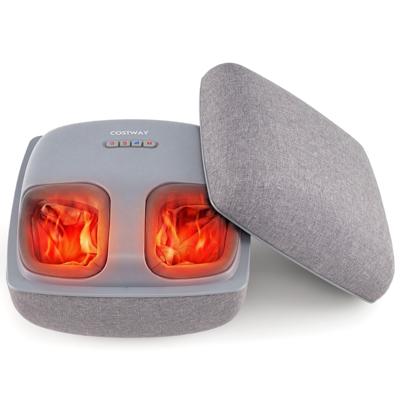 Shiatsu-Voetmassageapparaat met Warmte 3 Niveaus voor Diepe Kneedmassage en Luchtcompressie