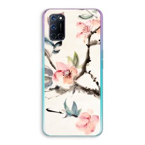 Japanse bloemen: Oppo A92 Transparant Hoesje