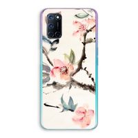 Japanse bloemen: Oppo A92 Transparant Hoesje