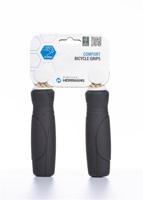 Herrmans cut 93 zwart 120/120mm (paar) - fiets handvat