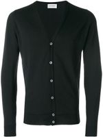 John Smedley cardigan à col v - Noir - thumbnail