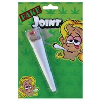 2x Nep Marihuana joint 15 cm Hippie/Sixties verkleed accessoires