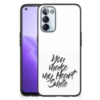 OPPO Reno5 5G | Find X3 Lite | Telefoon Hoesje | met tekst Heart Smile