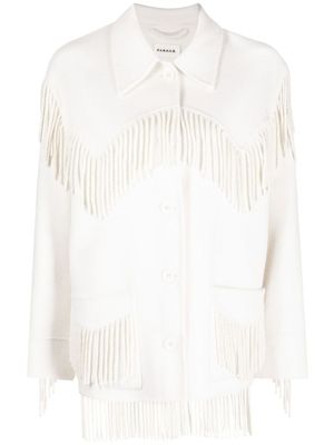 P.A.R.O.S.H. manteau oversize Leak à bords francs - Tons neutres