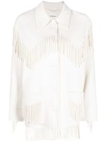 P.A.R.O.S.H. manteau oversize Leak à bords francs - Tons neutres
