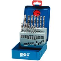 BC Borenset MG 10 HSS-G DIN 338 geslepen type N 1,0-10,0mm 19dlg