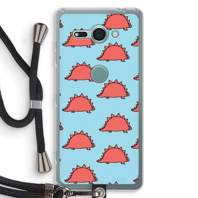 Dinosawrr: Sony Xperia XZ2 Compact Transparant Hoesje met koord