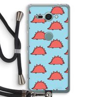 Dinosawrr: Sony Xperia XZ2 Compact Transparant Hoesje met koord