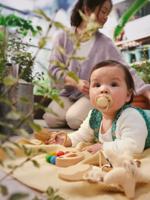 Set van 2 PHILIPS AVENT ultra soft lolly 6-18 maanden forest friends groen