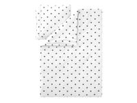 LIVARNO Dekbedovertrek 240 x 220 cm (Wit/zwart)